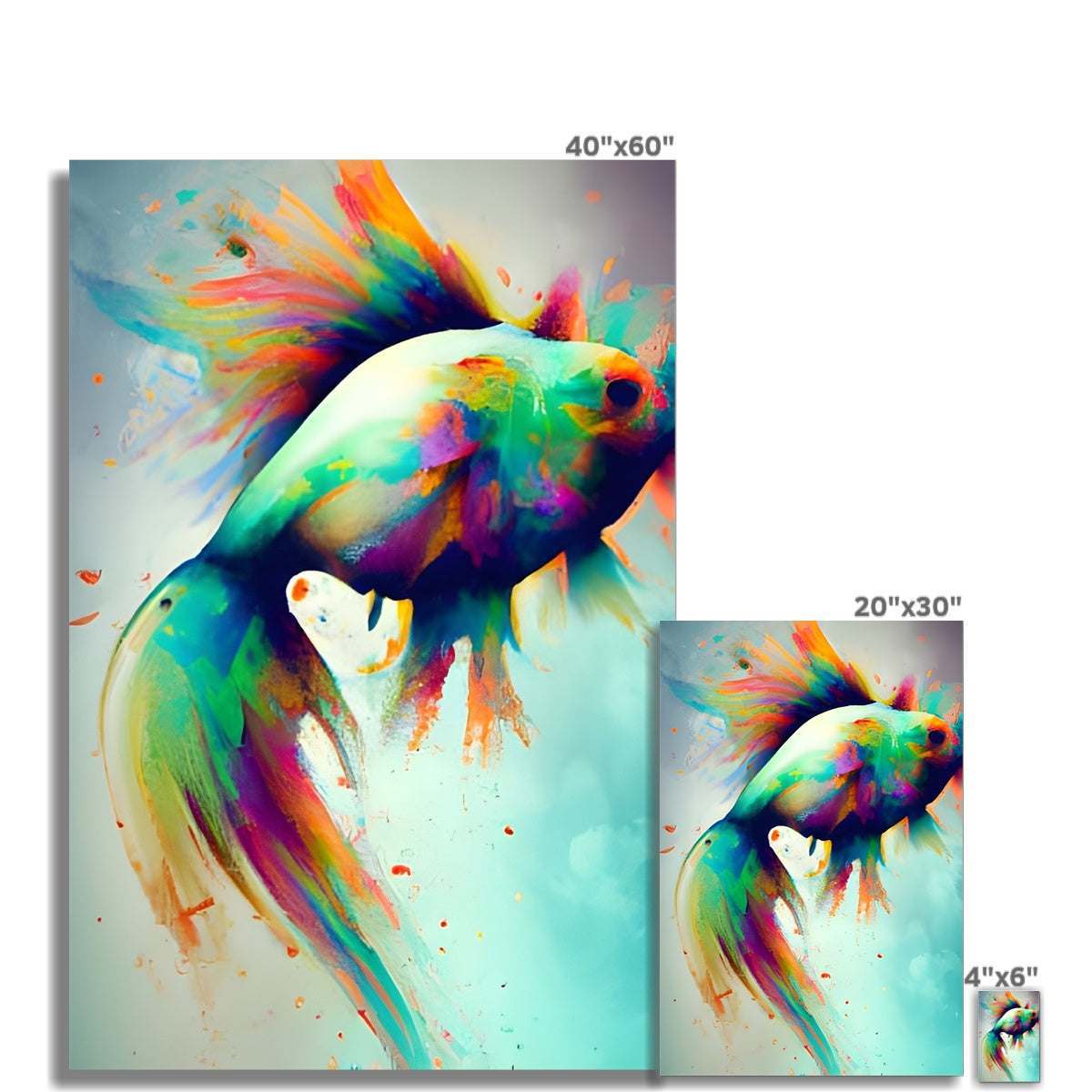 Jumping Fish Fine Art Print Prodigi