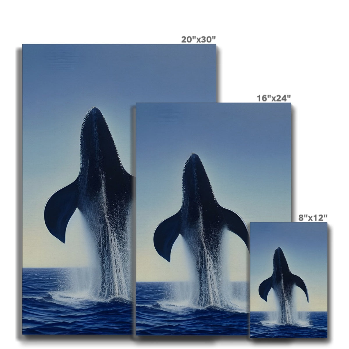 Rising Whale Eco Canvas Prodigi