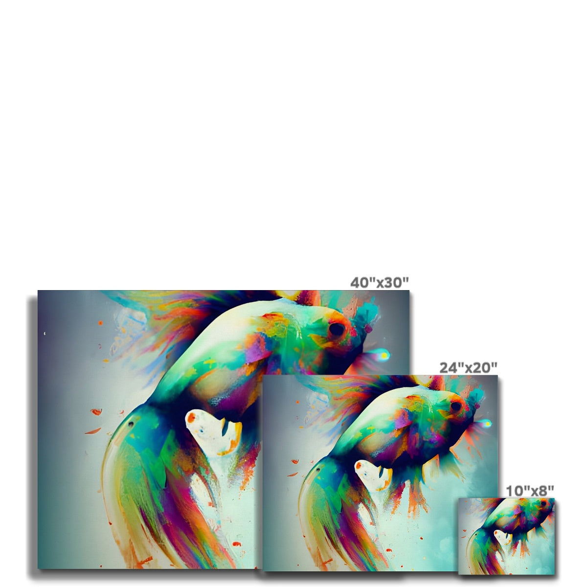 Jumping Fish Canvas Prodigi