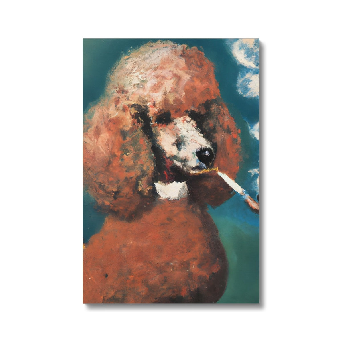 Smoking Poodle Eco Canvas Prodigi