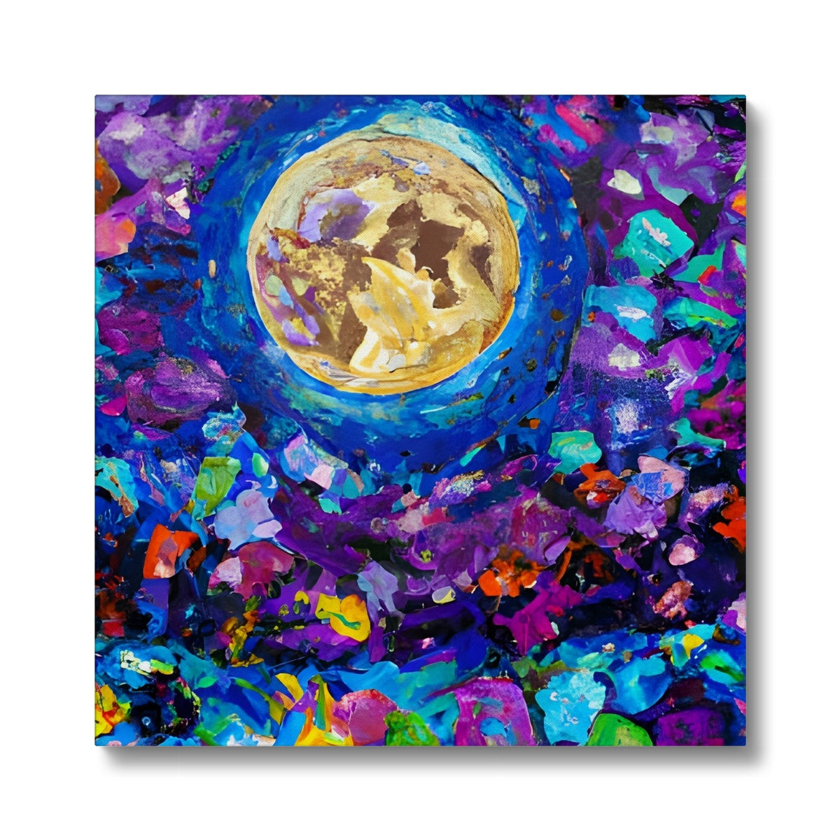 Moon in Flower Field Eco Canvas Prodigi