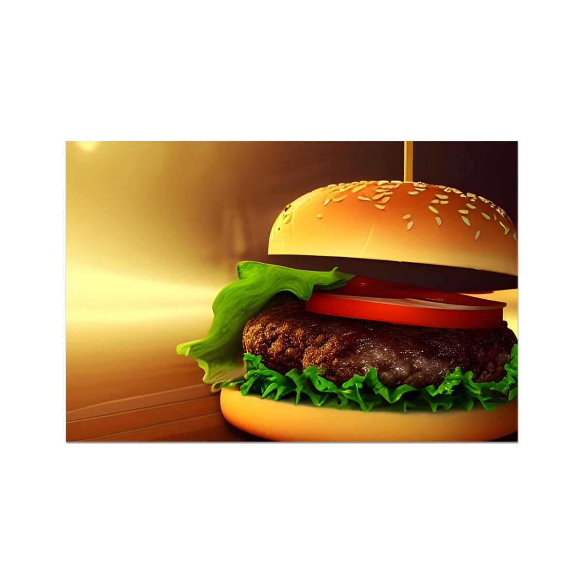 Burger Highlight Fine Art Print Prodigi