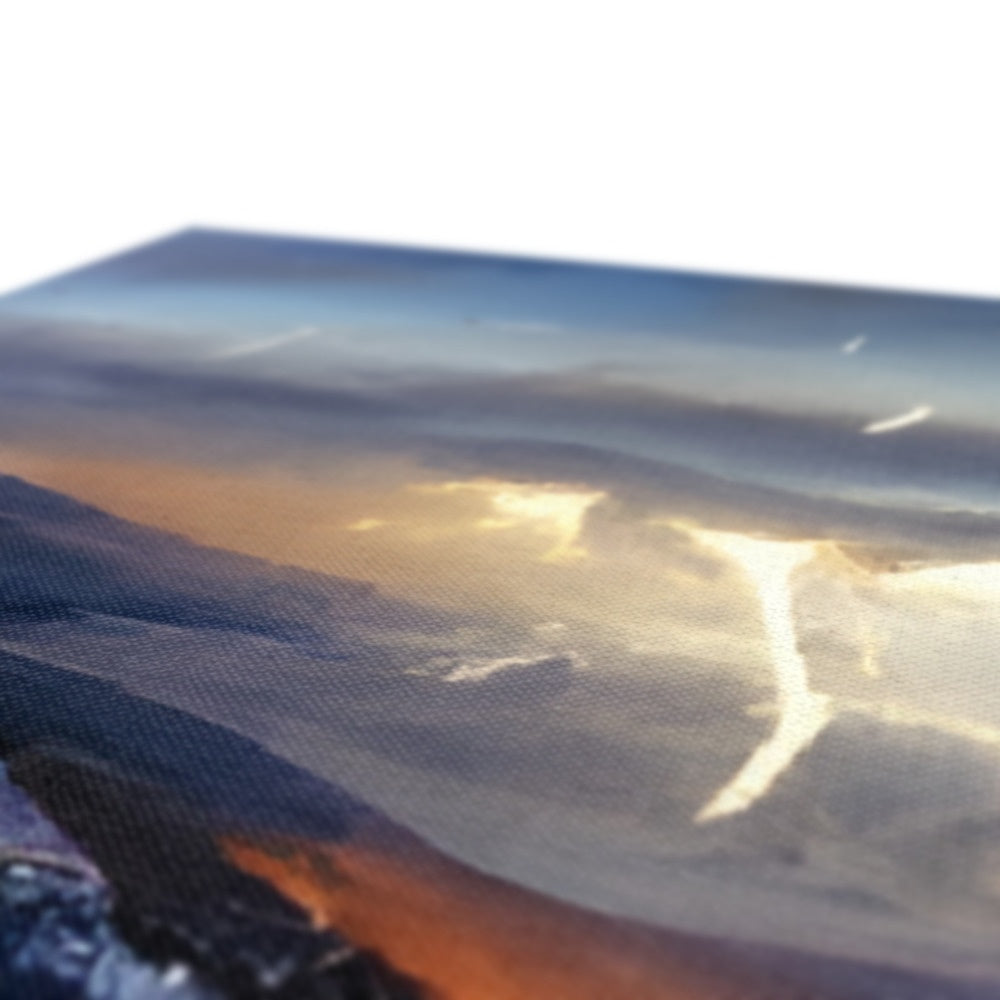 Mountains with Lightning Eco Canvas Prodigi