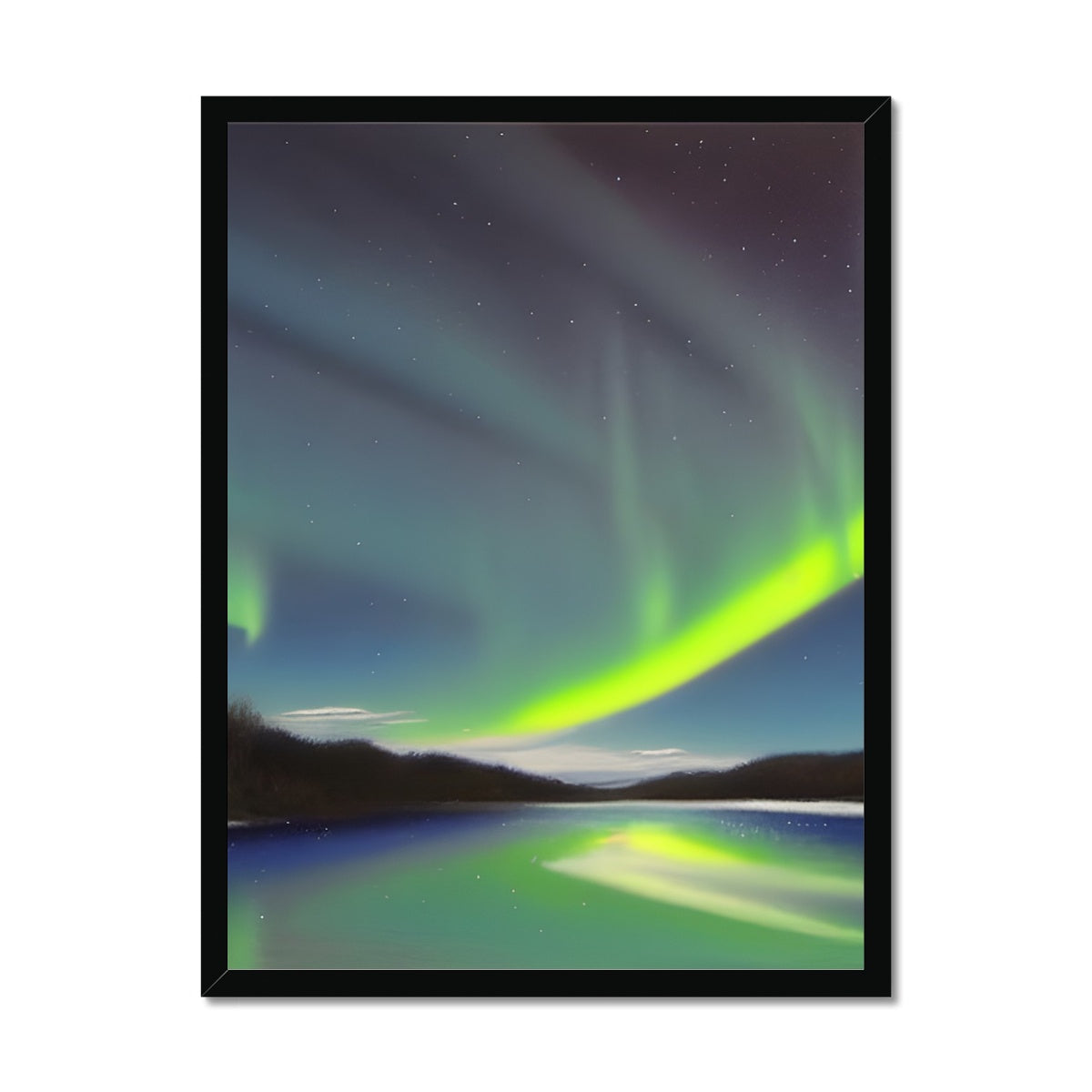 Aurora At Night Framed Print Prodigi