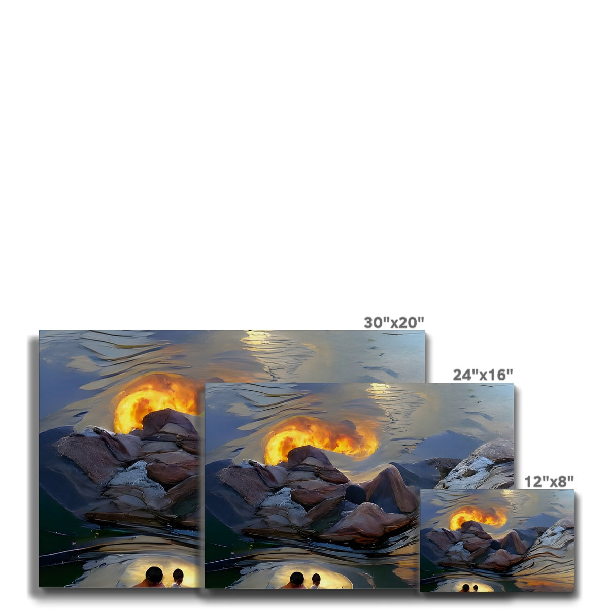 Mountains at Sunset Eco Canvas Prodigi