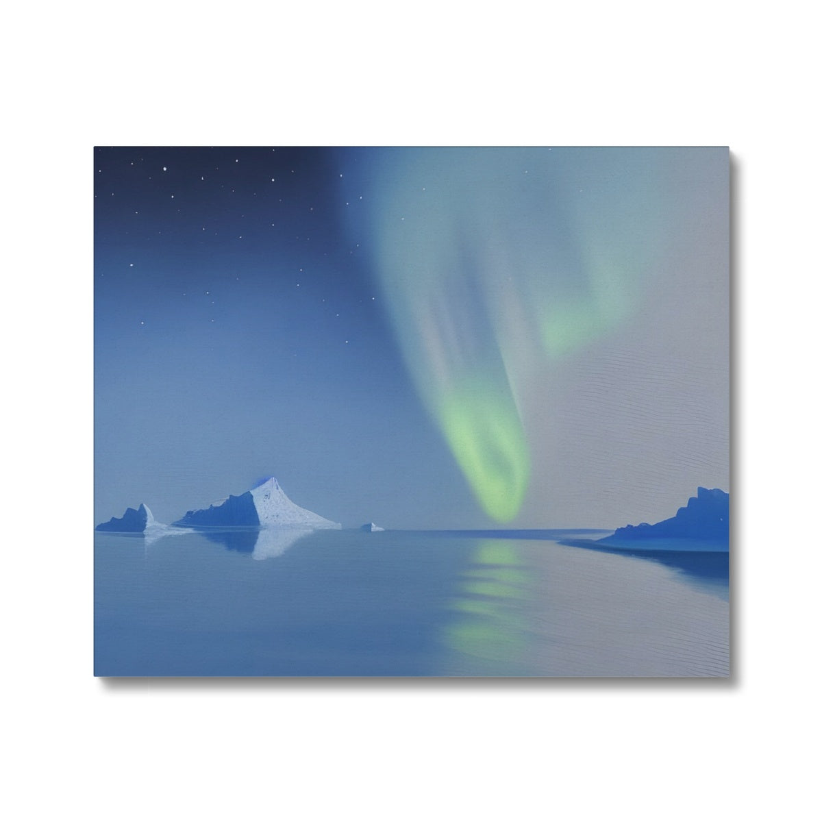 Aurora In A Ice World Canvas Prodigi