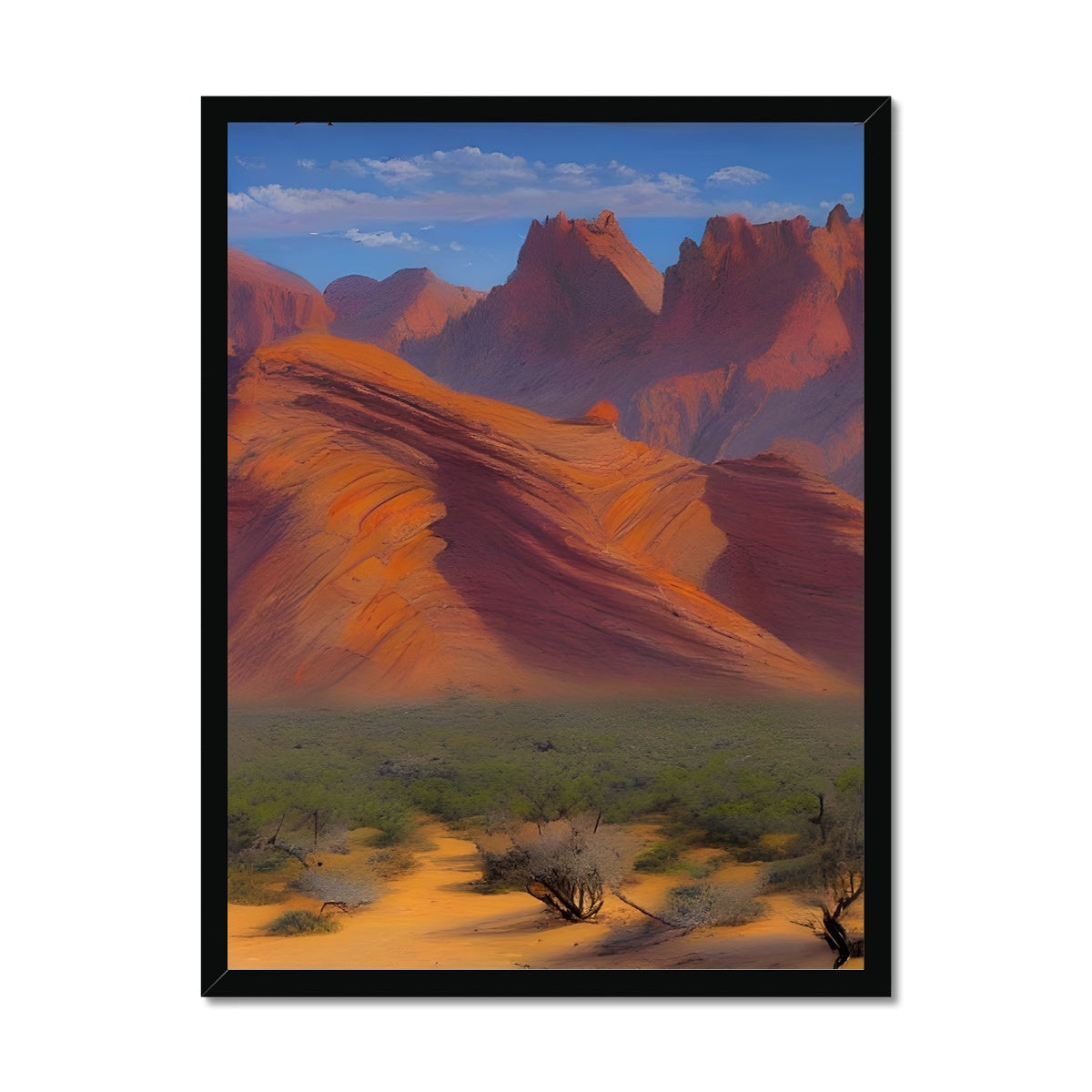 Desert Mountains Framed Print Prodigi