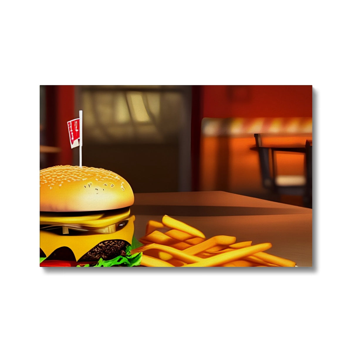 Burger & Fries Combo Eco Canvas Prodigi