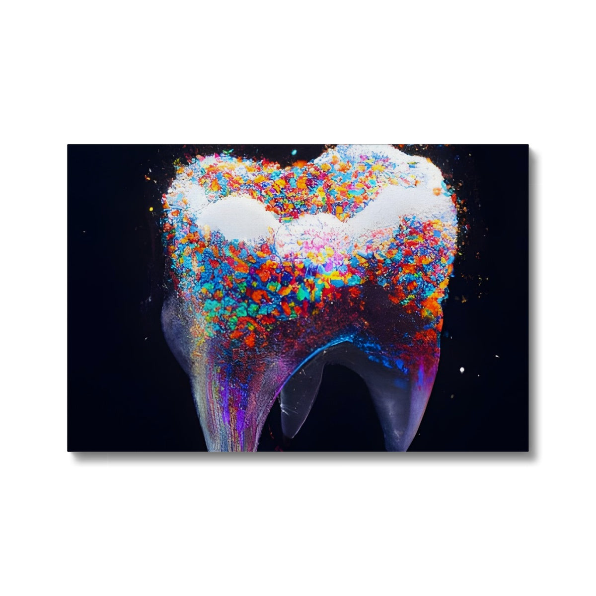 Tooth with Colour Sprinkles Eco Canvas Prodigi